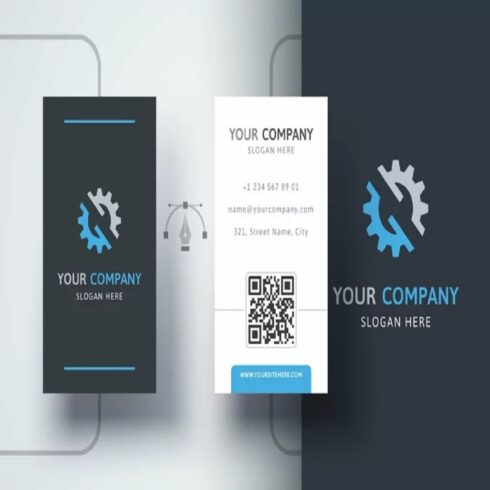 Company Template Business Card Brand Company cover image.