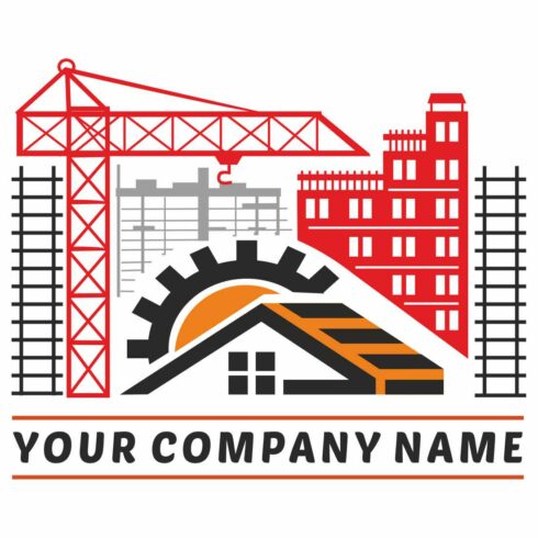 Construction Company Logo cover image.