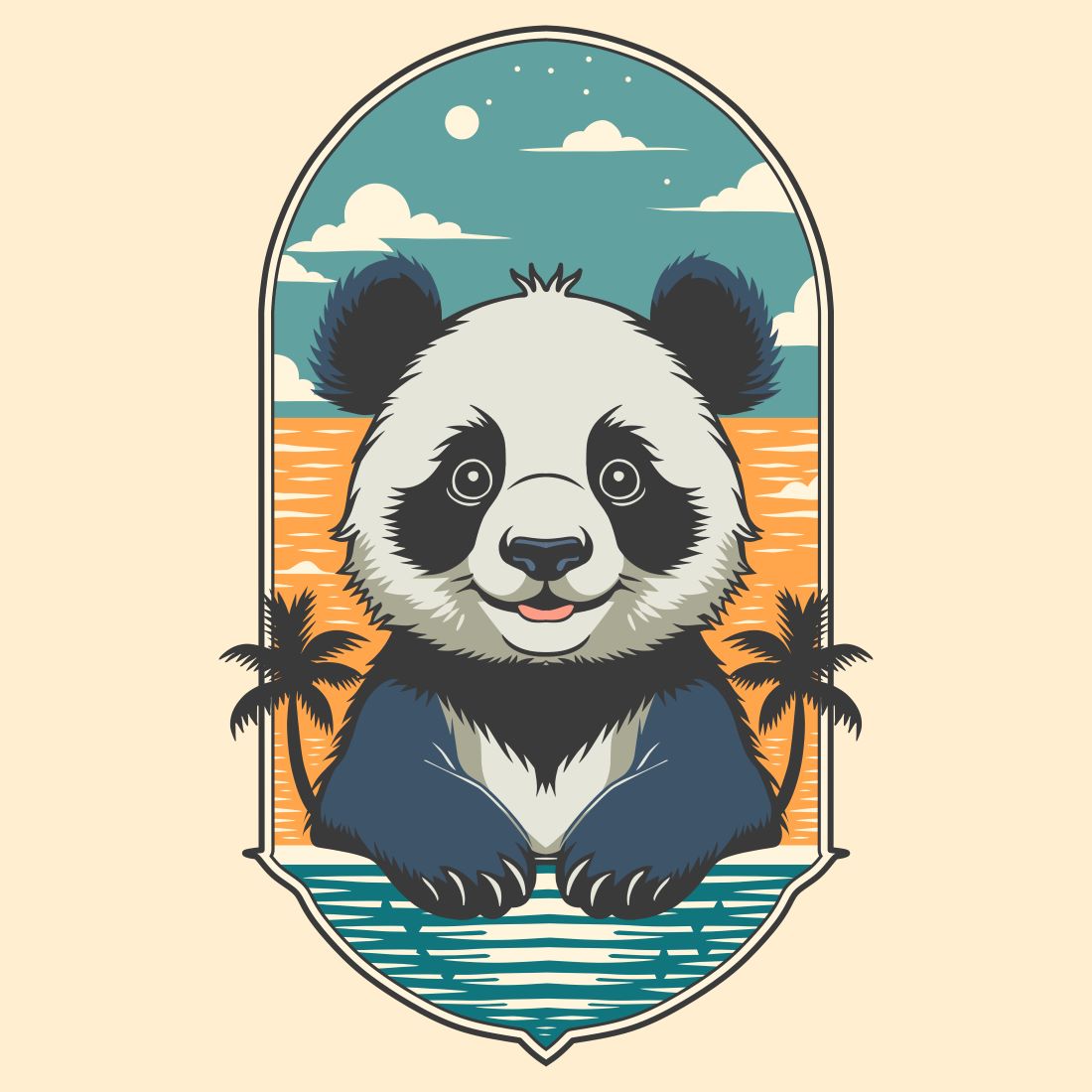 cute panda 250