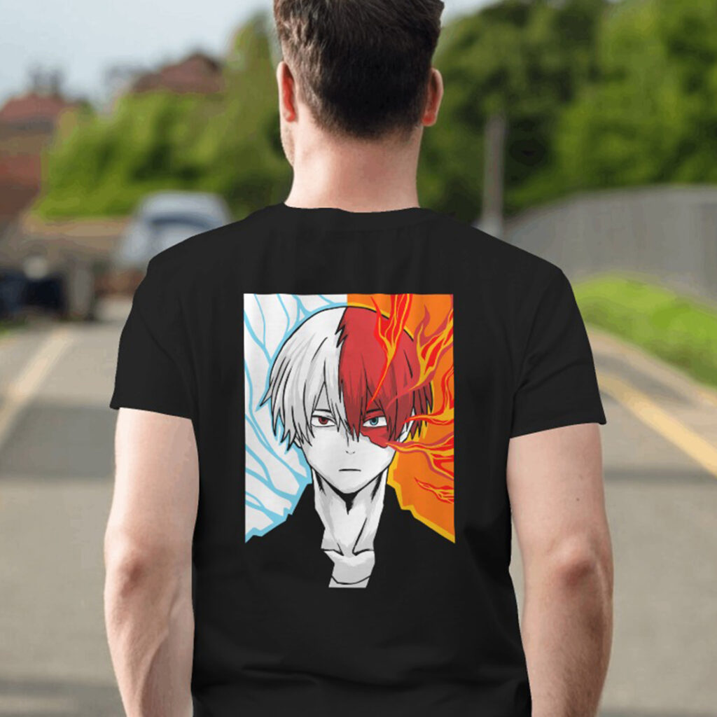 Cute Shoto Todoroki My Hero Academia tshirt design - MasterBundles