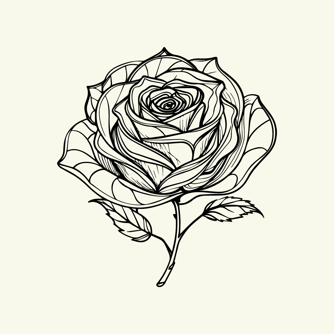 vector illustration of a beautiful flower on a white background preview image.