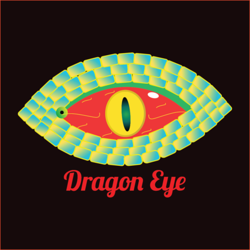 Dragon eye logo with color variations cover image.