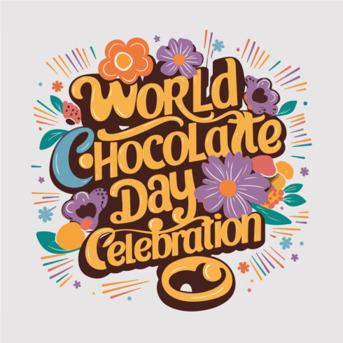 World Chocolate Day Celebration Vector Illustration cover image.