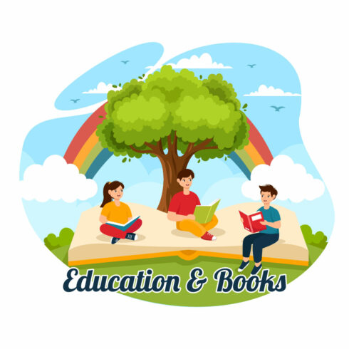 9 Education and Books Illustration cover image.
