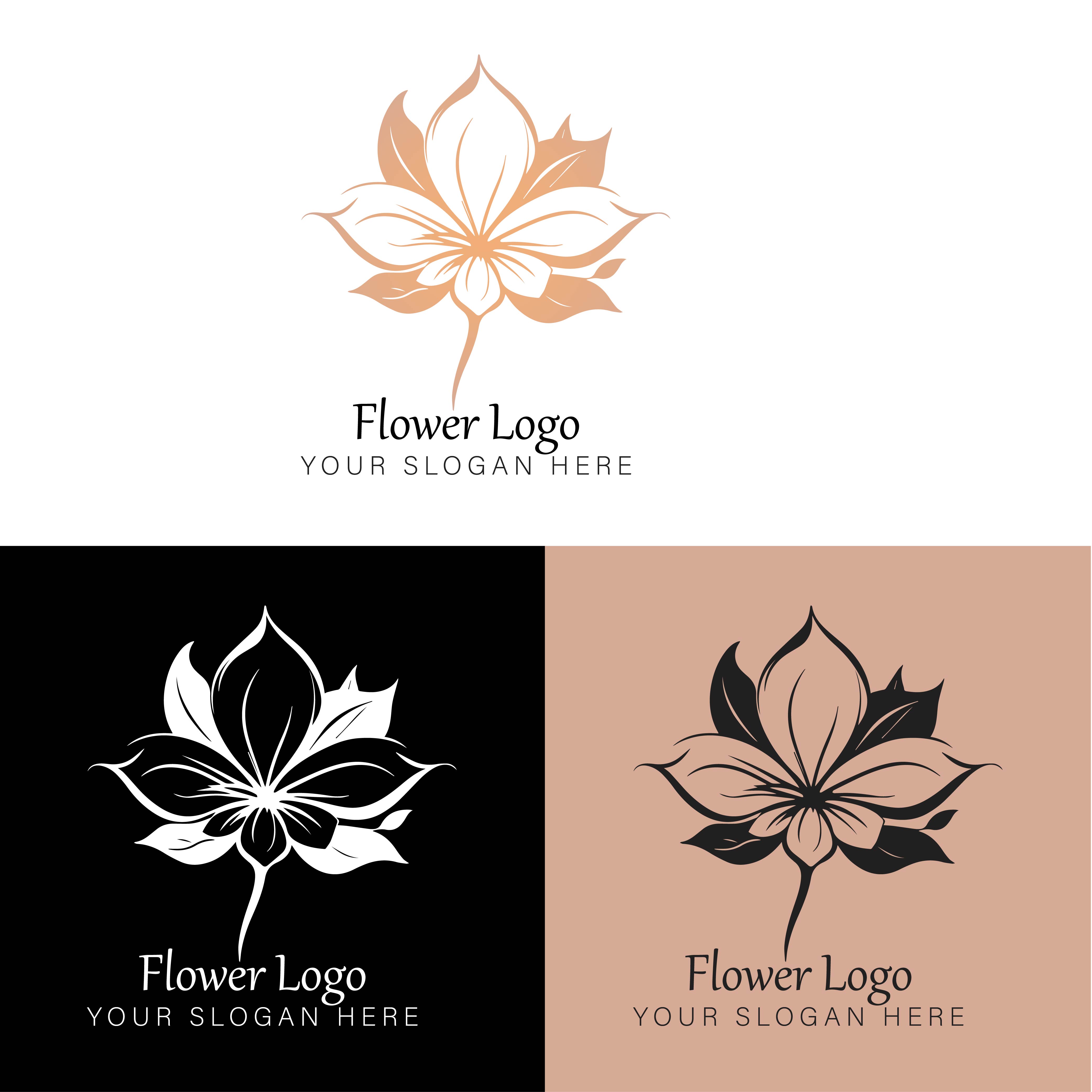 Flower Logo preview image.