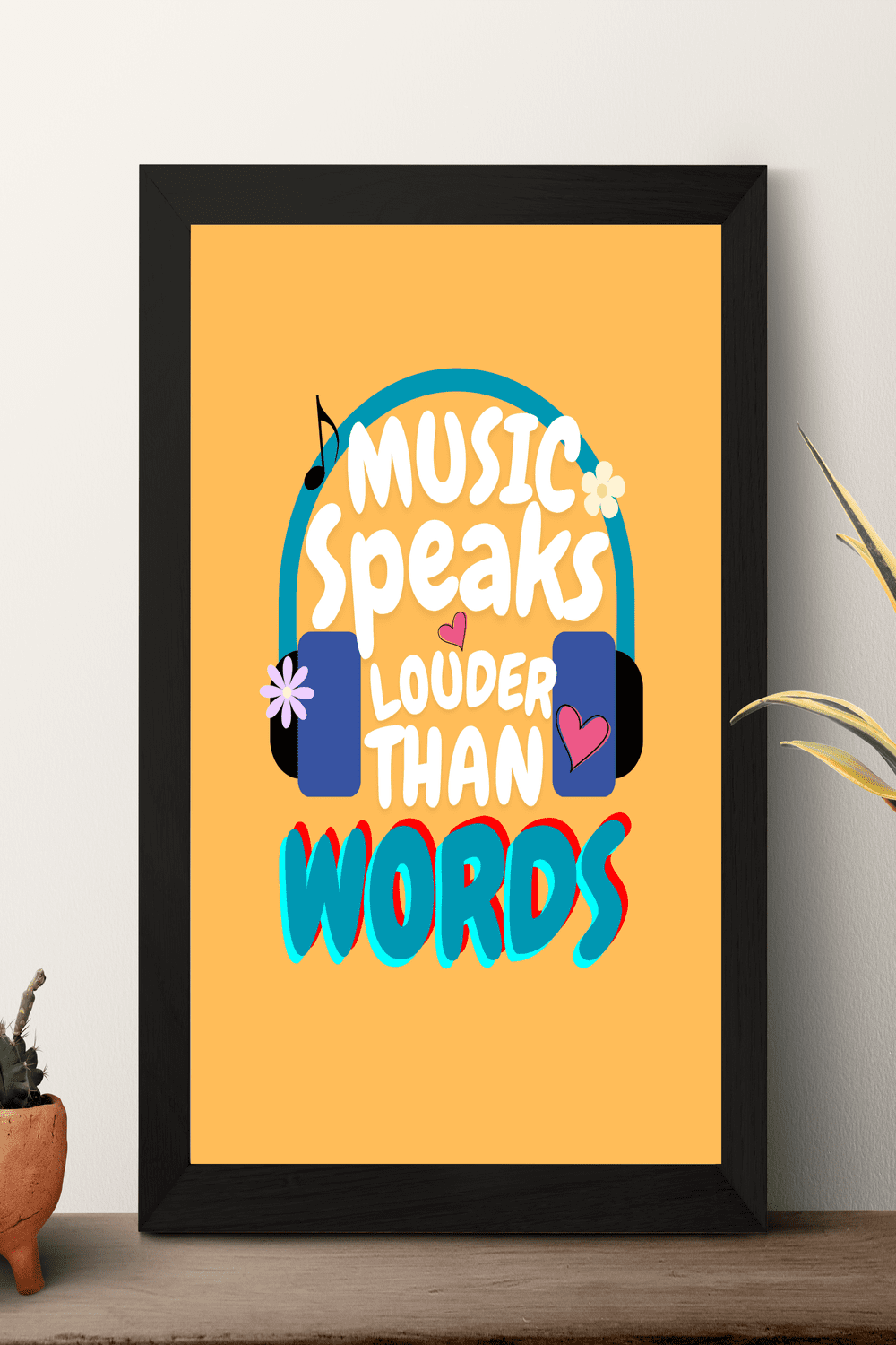 Music Wall Art / Printable Music Art /Digital Music Prints /Music Themed Decor pinterest preview image.