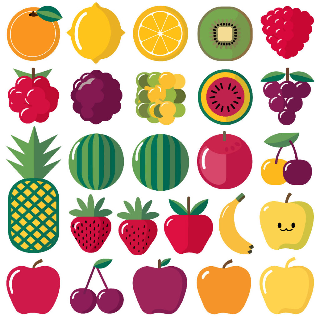 Fruit icons - MasterBundles