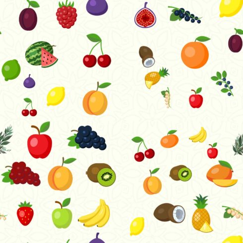 For textile prints, I will create seamless repeat vector patterns cover image.