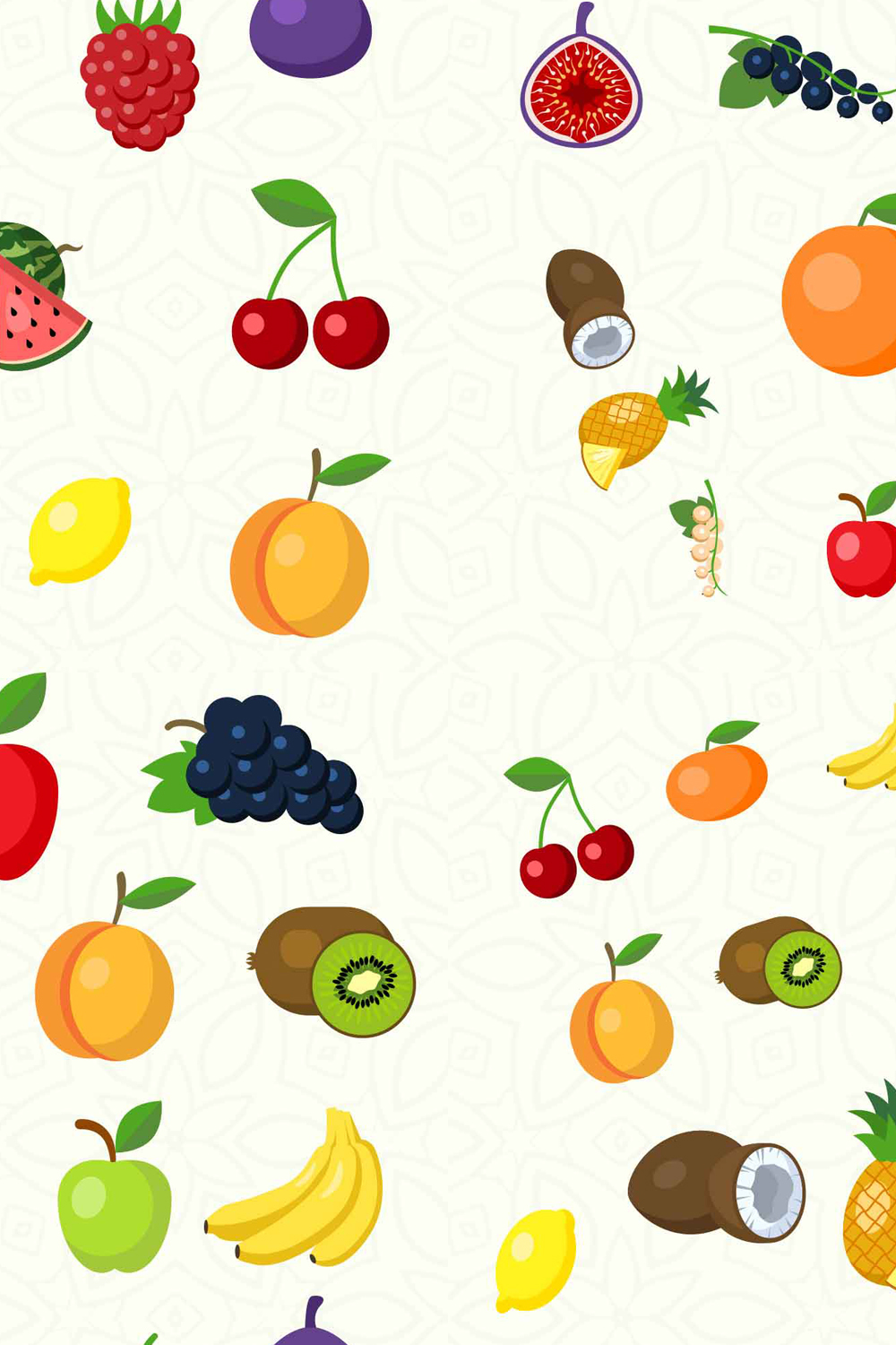 For textile prints, I will create seamless repeat vector patterns pinterest preview image.