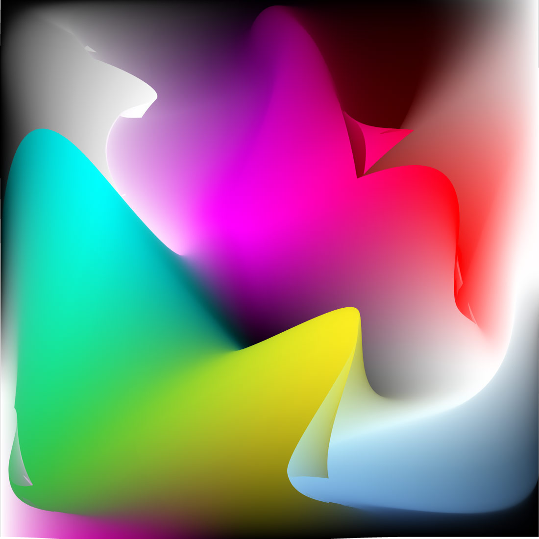Gradient Background with rainbow mixture preview image.