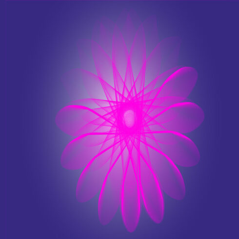 Gradeint Background with magenta flowers cover image.