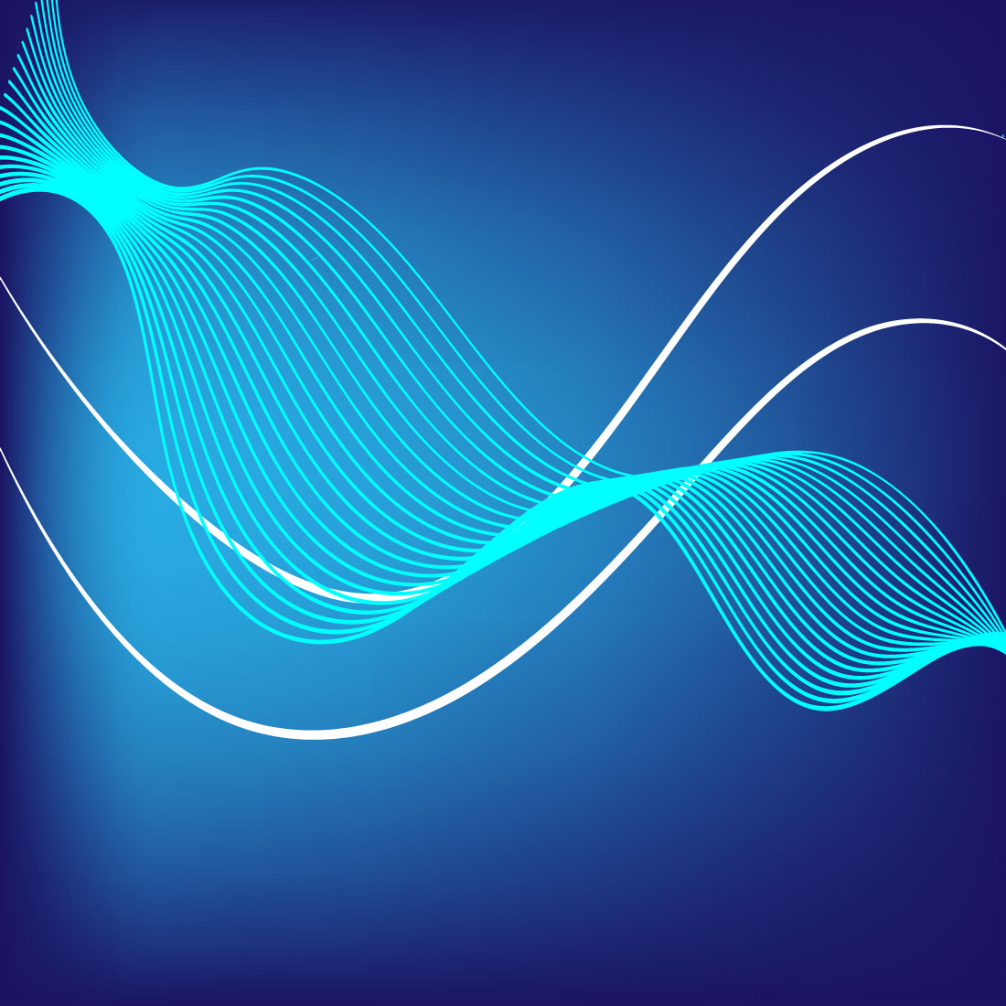 Gradient-Background-in-blue-waves preview image.