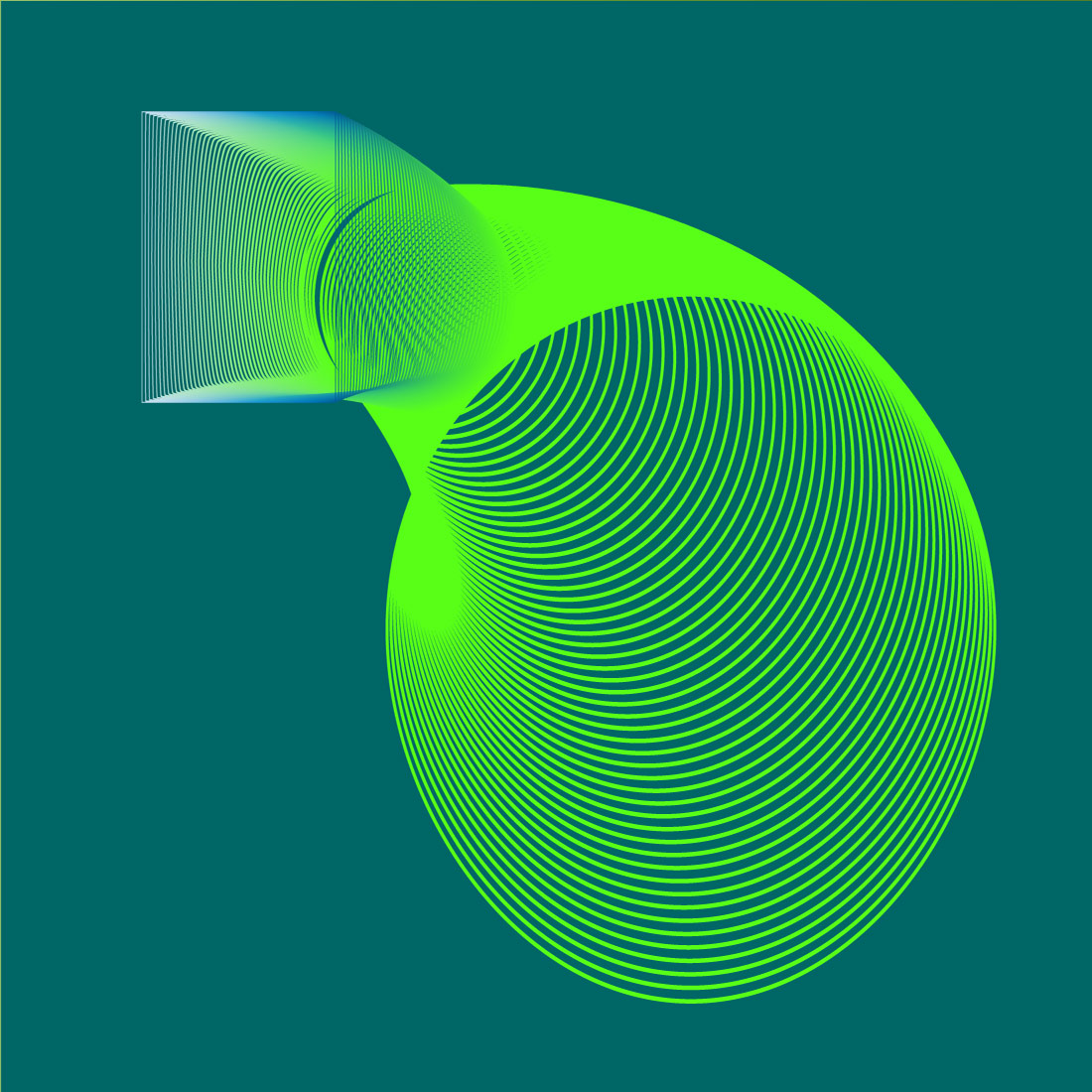 Gradient Background with Green Spiral preview image.