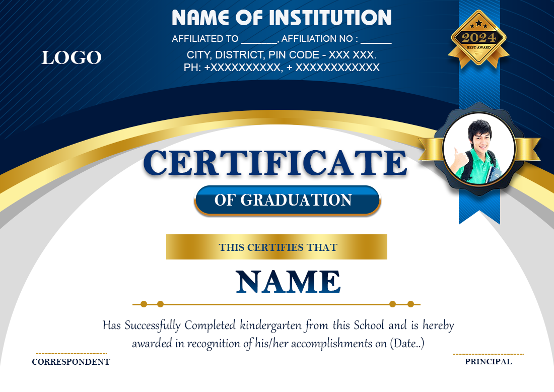 graduation certificate 516