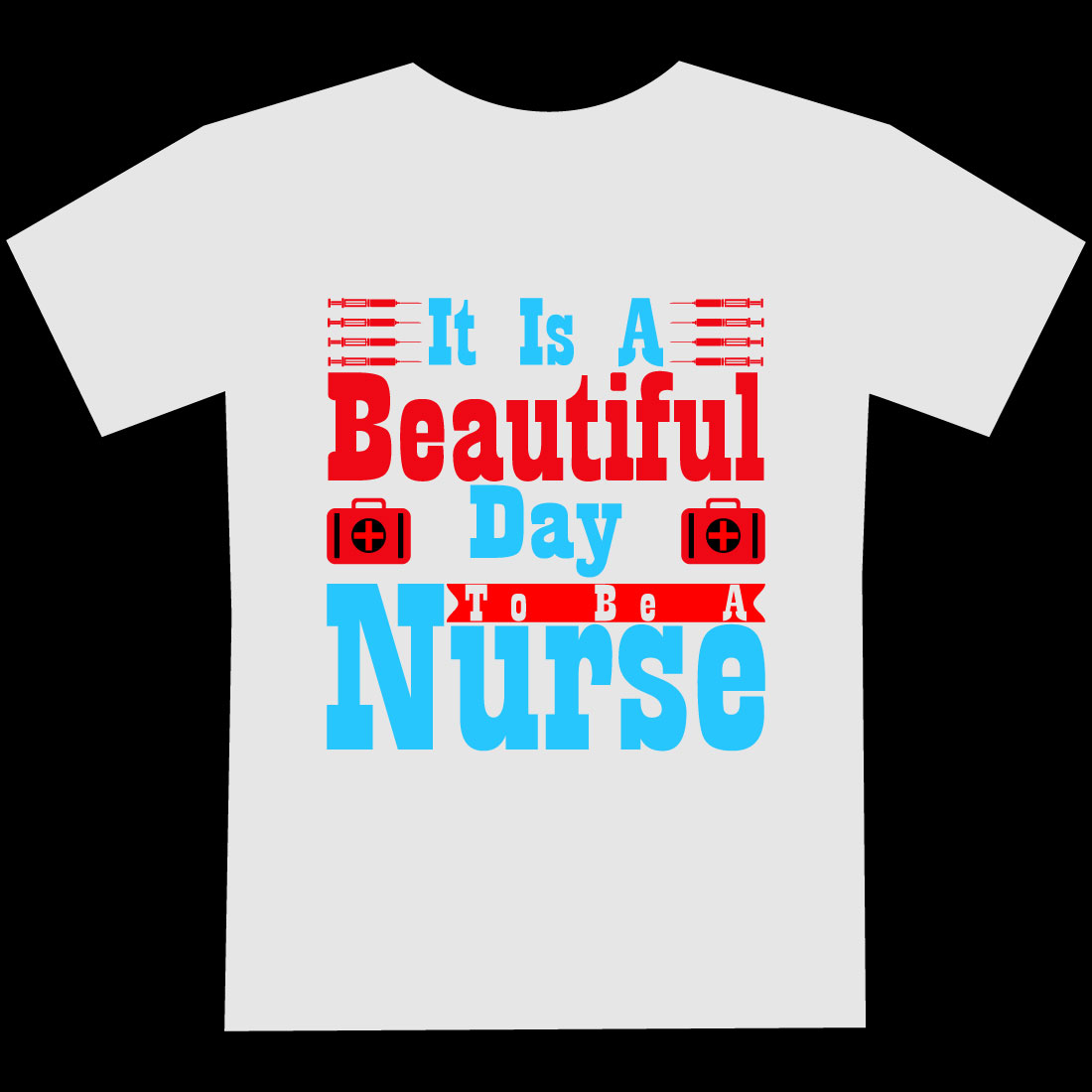 Celebrating Nurses Day T shirt design 2024 preview image.