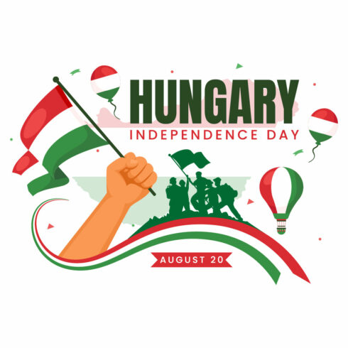 15 Hungary Independence Day Illustration cover image.