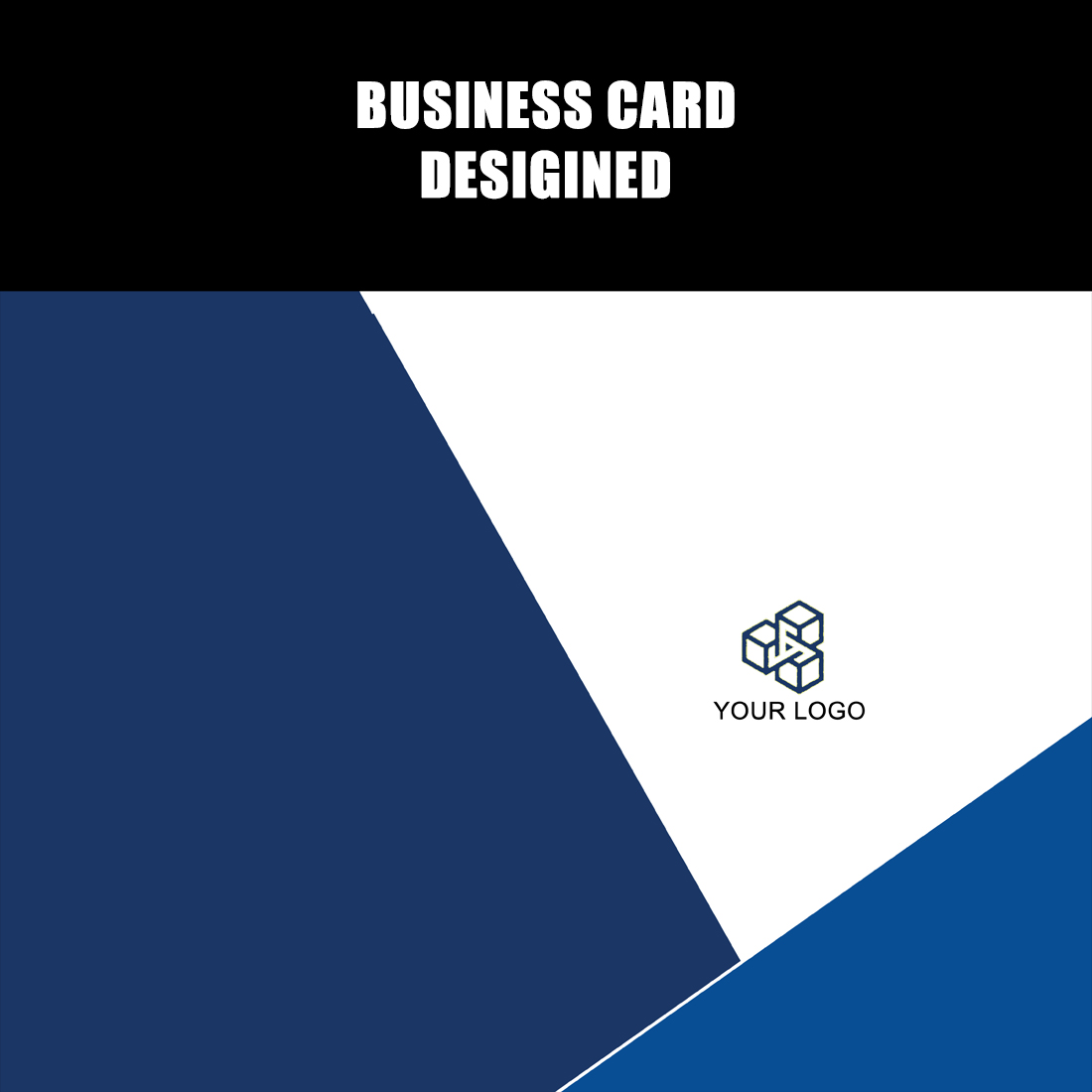Unique Business Card Design preview image.