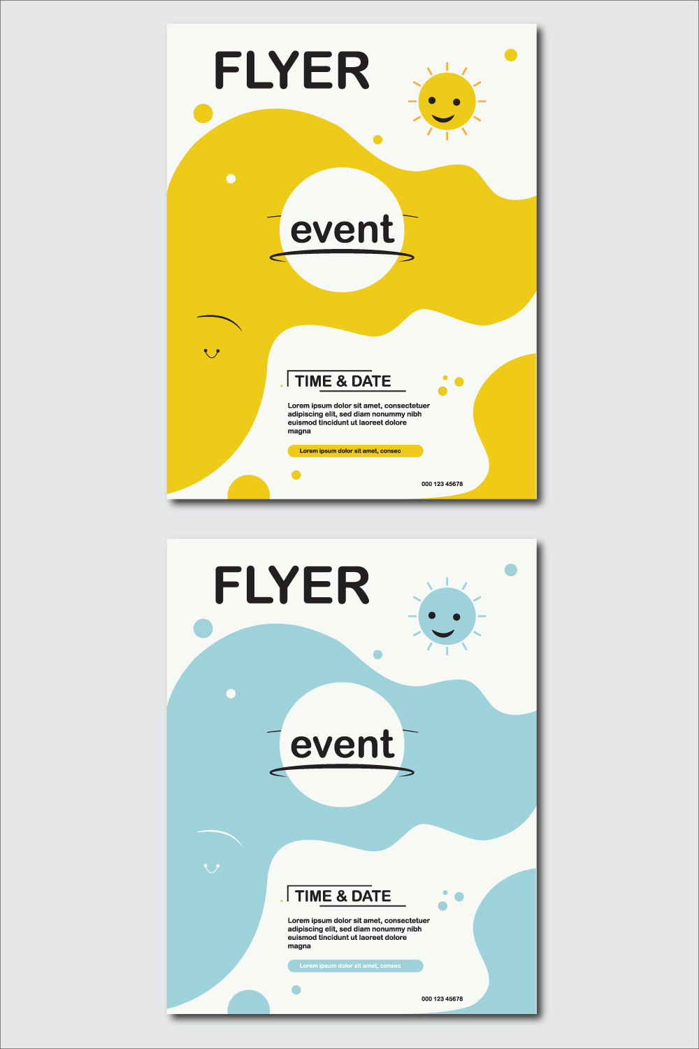 Modern abstract covers set, minimal covers design Colorful geometric background, vector illustration pinterest preview image.