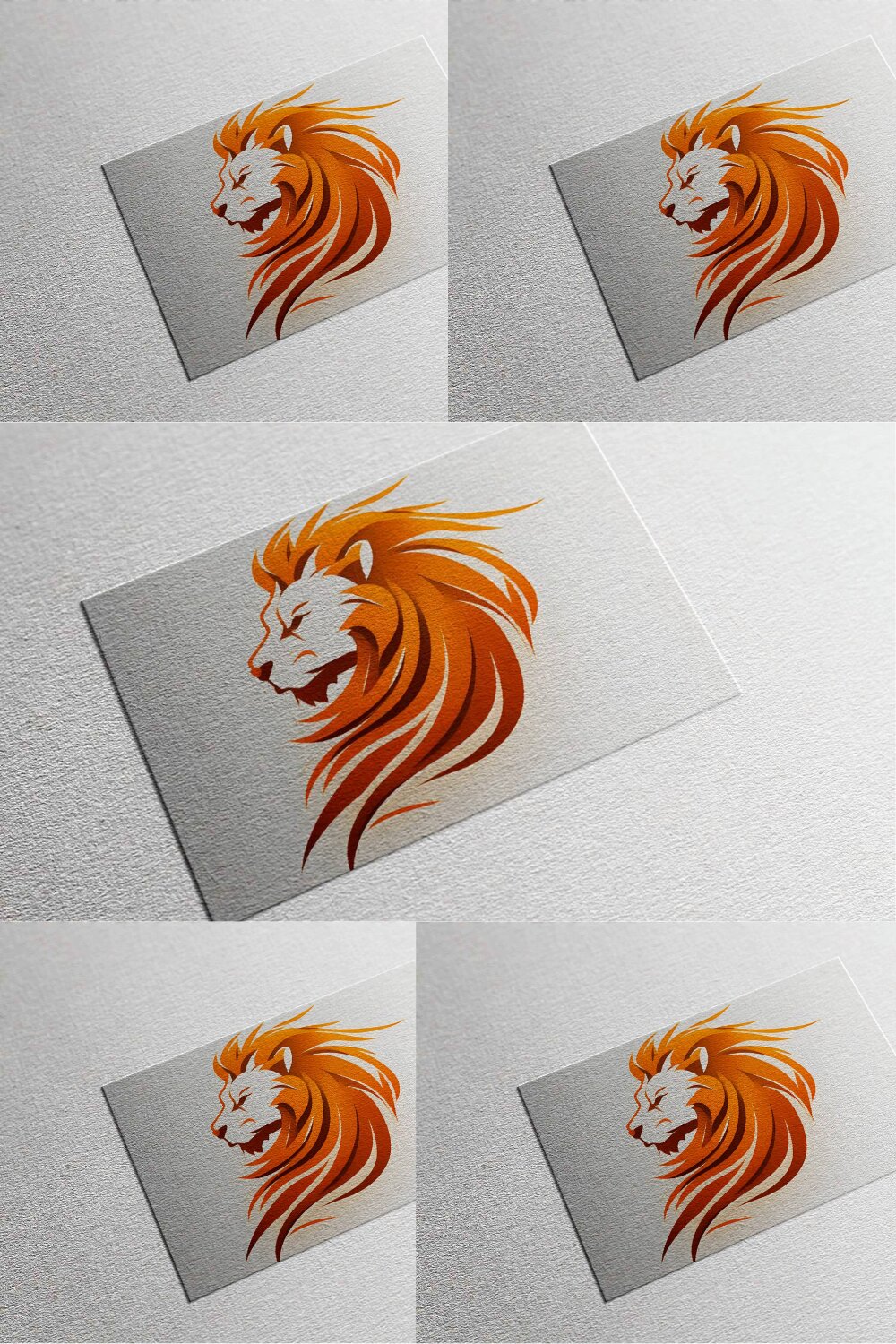 Lion1 Logo pinterest preview image.