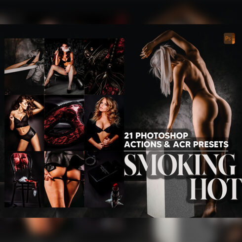 21 Photoshop Actions, Smoking Hot Ps Action, Sexy Sensual ACR Preset, Boudoir Ps Filter, Atn Portrait And Lifestyle Theme Instagram, Blogger cover image.