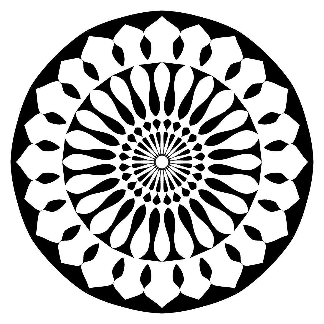 Mandala-art-for-Vesak-lantans-in-Dahrma-Chakra cover image.