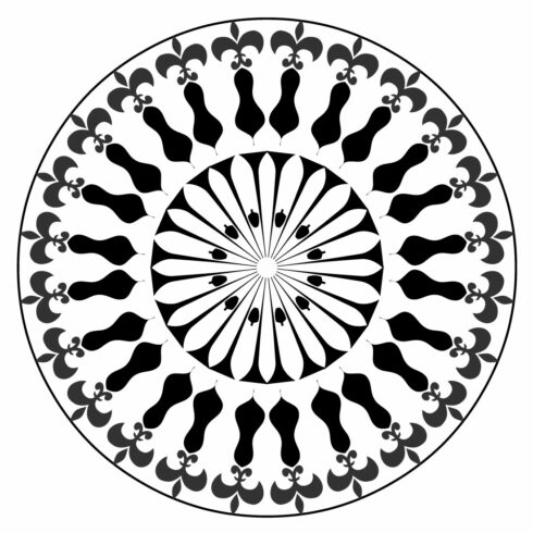 Mandala-Art-with-black-and-white-shades cover image.