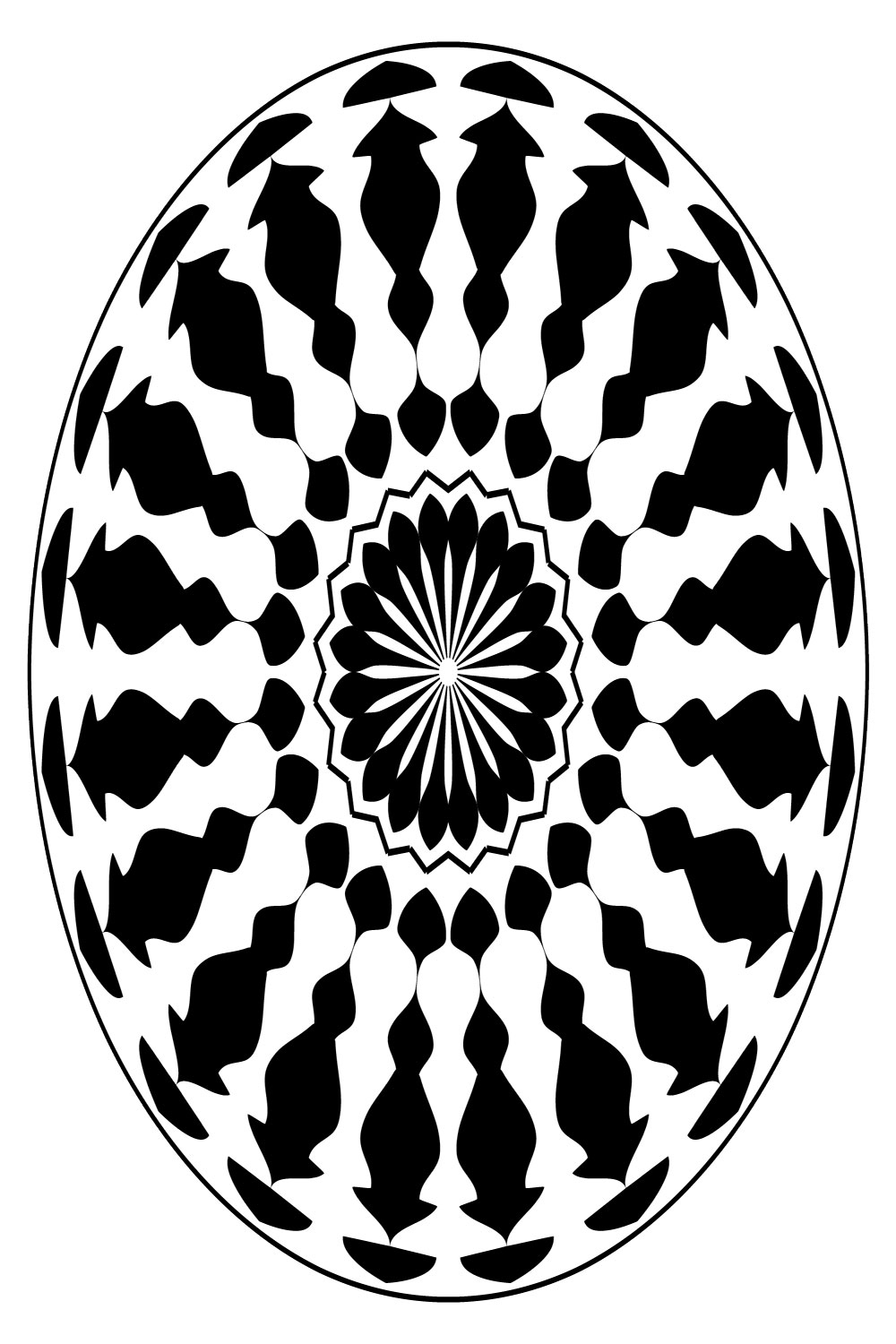 Mandala-art-with-rounded-bars-and-pilers pinterest preview image.