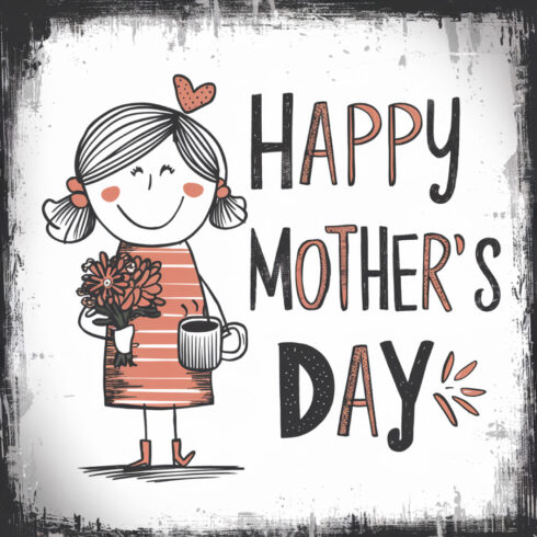 Happy Mother Day Illustration cover image.