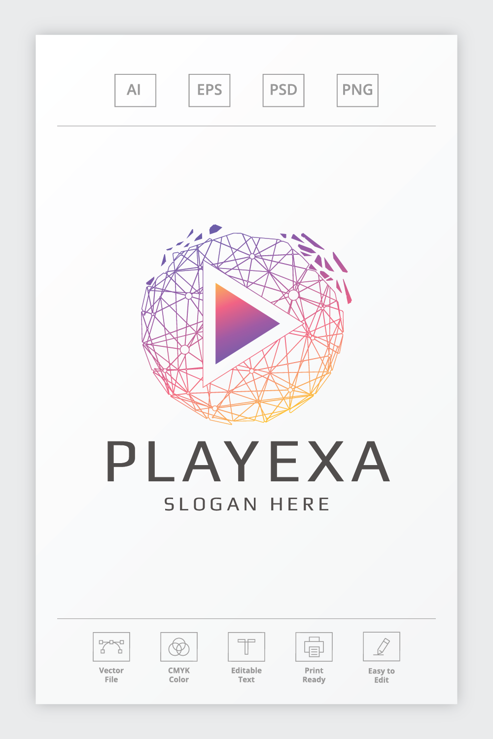 Media Play Tech Logo pinterest preview image.