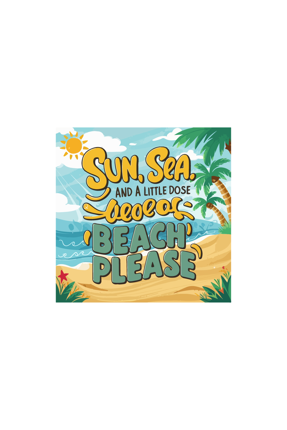 Palm tree vector silhouette illustration vintage design pinterest preview image.