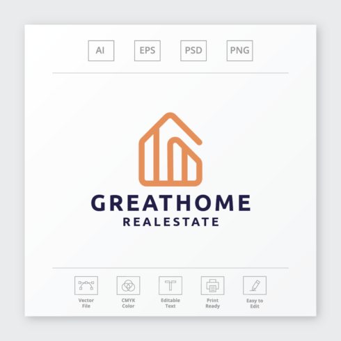 Great Home Real Estate Letter G Logo cover image.