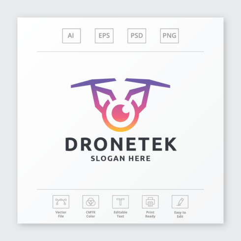 Drone Technology Logo cover image.