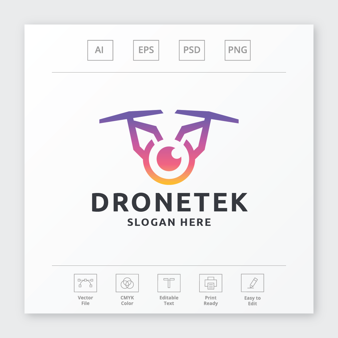 Drone Technology Logo cover image.