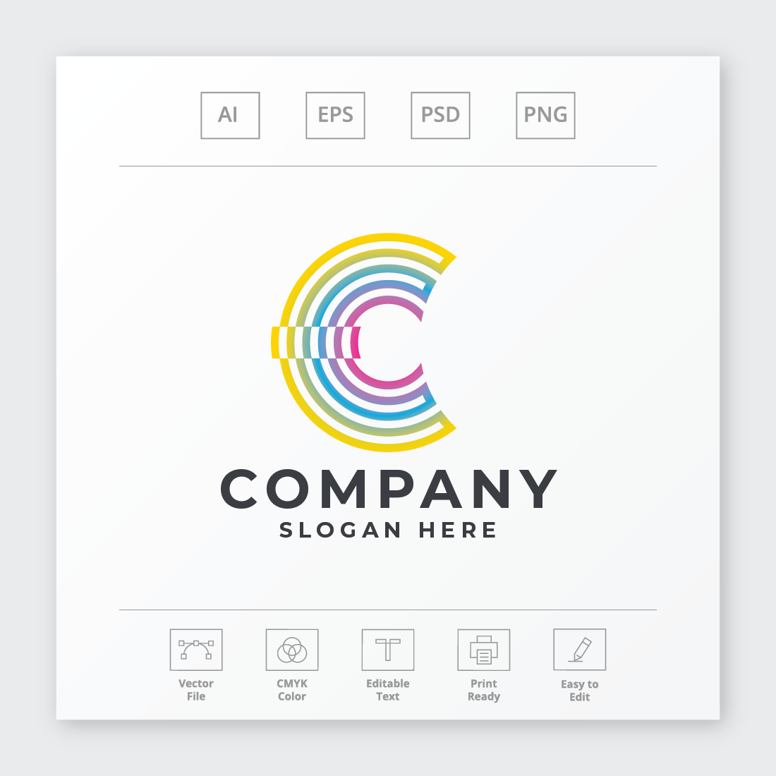 Company Letter C Logo preview image.