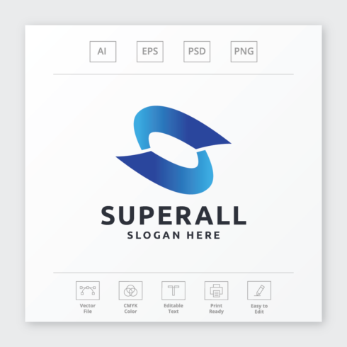 Superall Letter S Logo cover image.