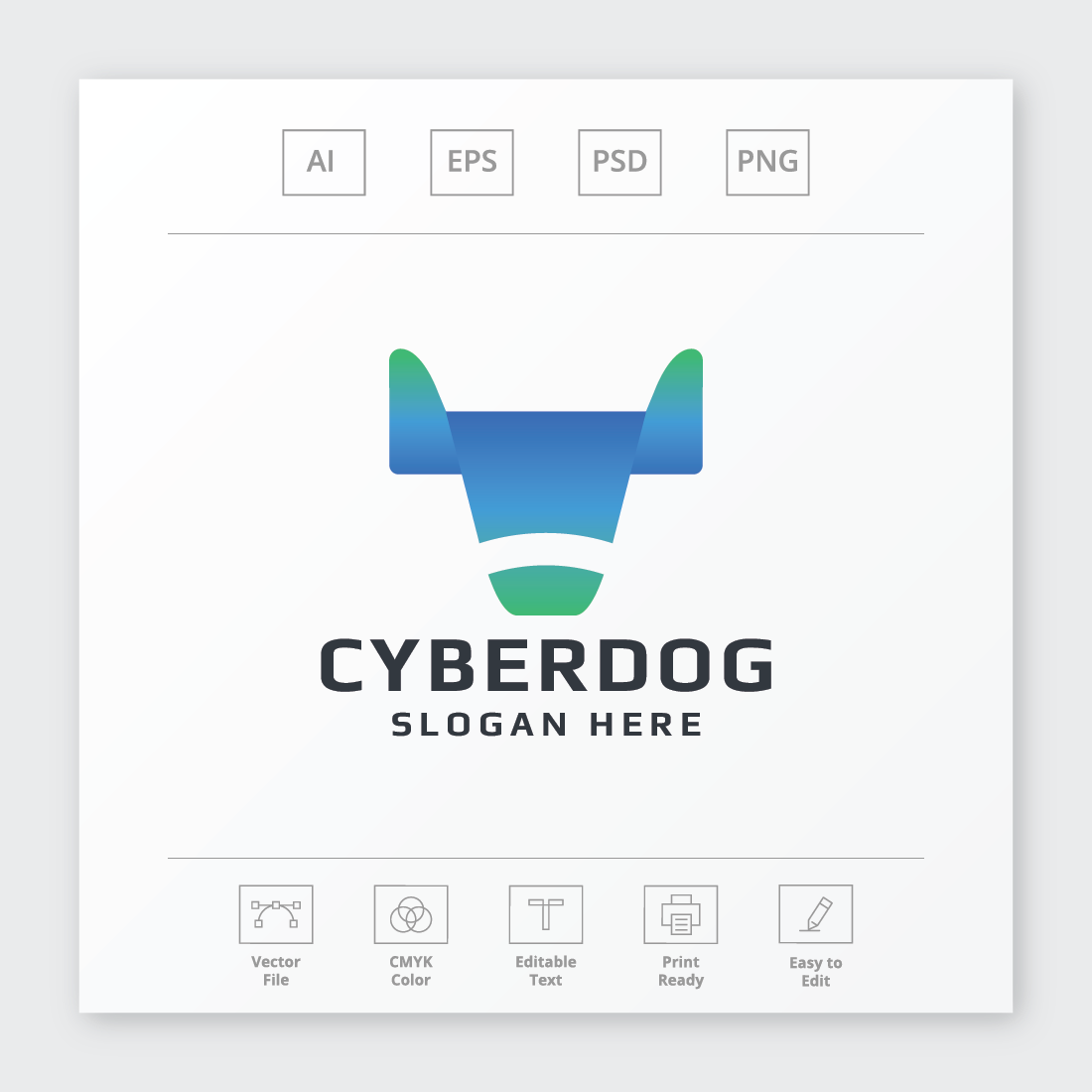 Cyber Dog Security Logo preview image.