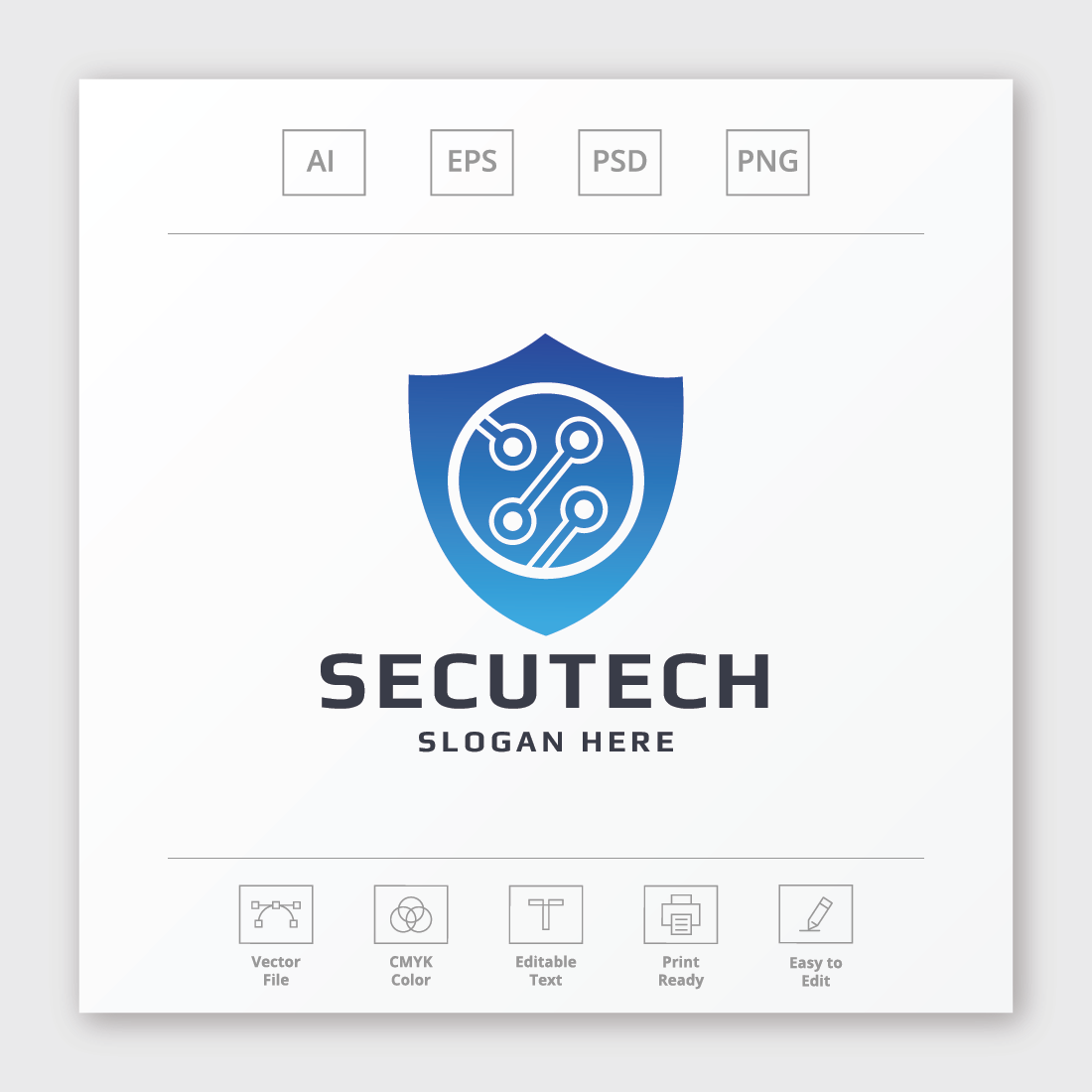 Secure Shield Tech Logo preview image.