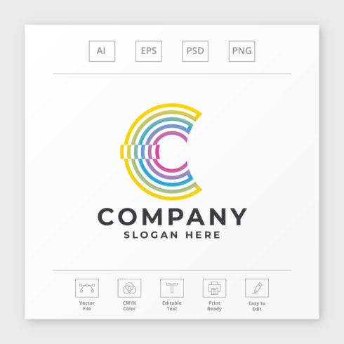 Company Letter C Logo cover image.