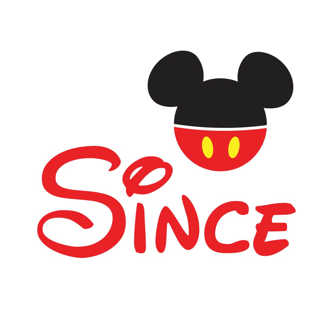 Disney Mickey Mouse Svg T shirt vector logo design cover image.