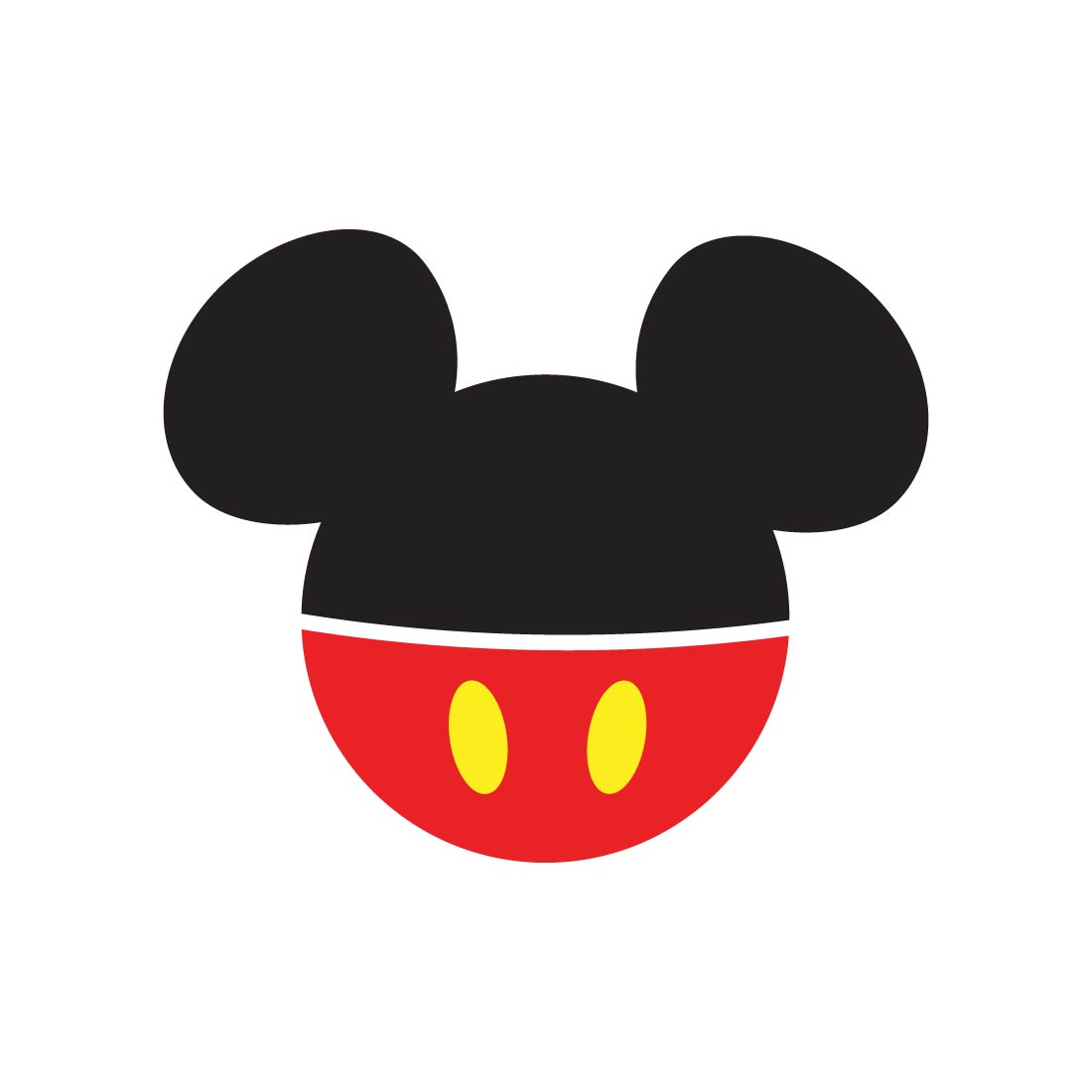 Disney Mickey Mouse Svg T shirt vector logo design preview image.