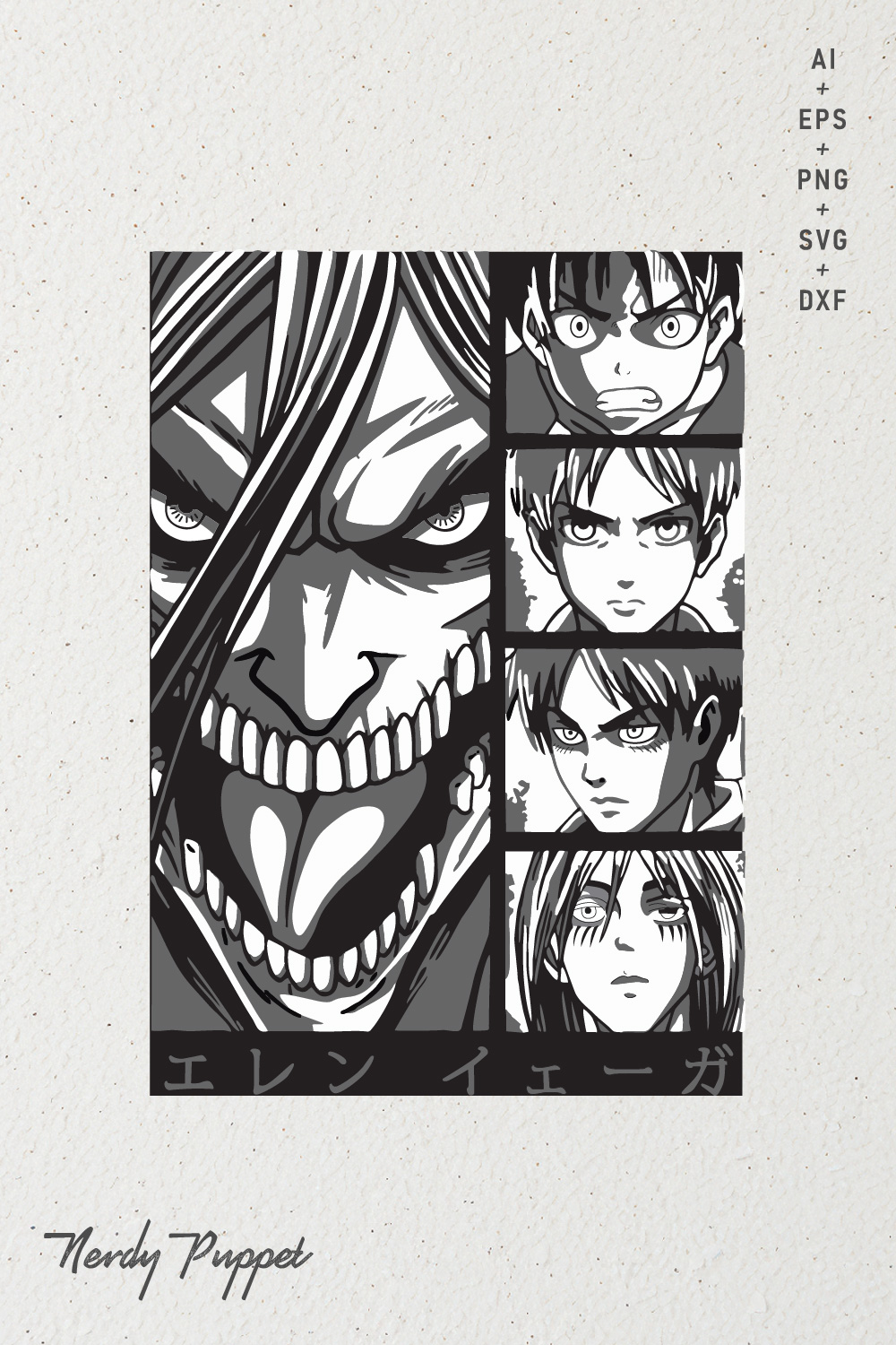 Attack on Titan pinterest preview image.