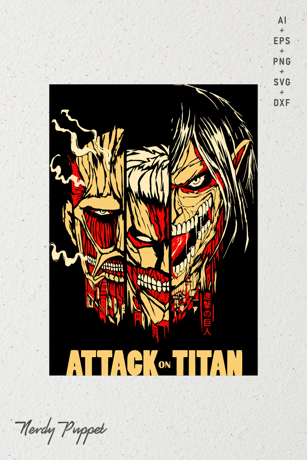 Attack on Titan pinterest preview image.