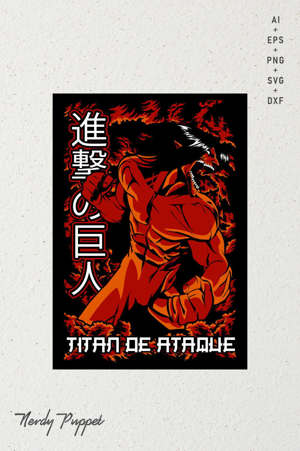 Attack on Titan pinterest preview image.