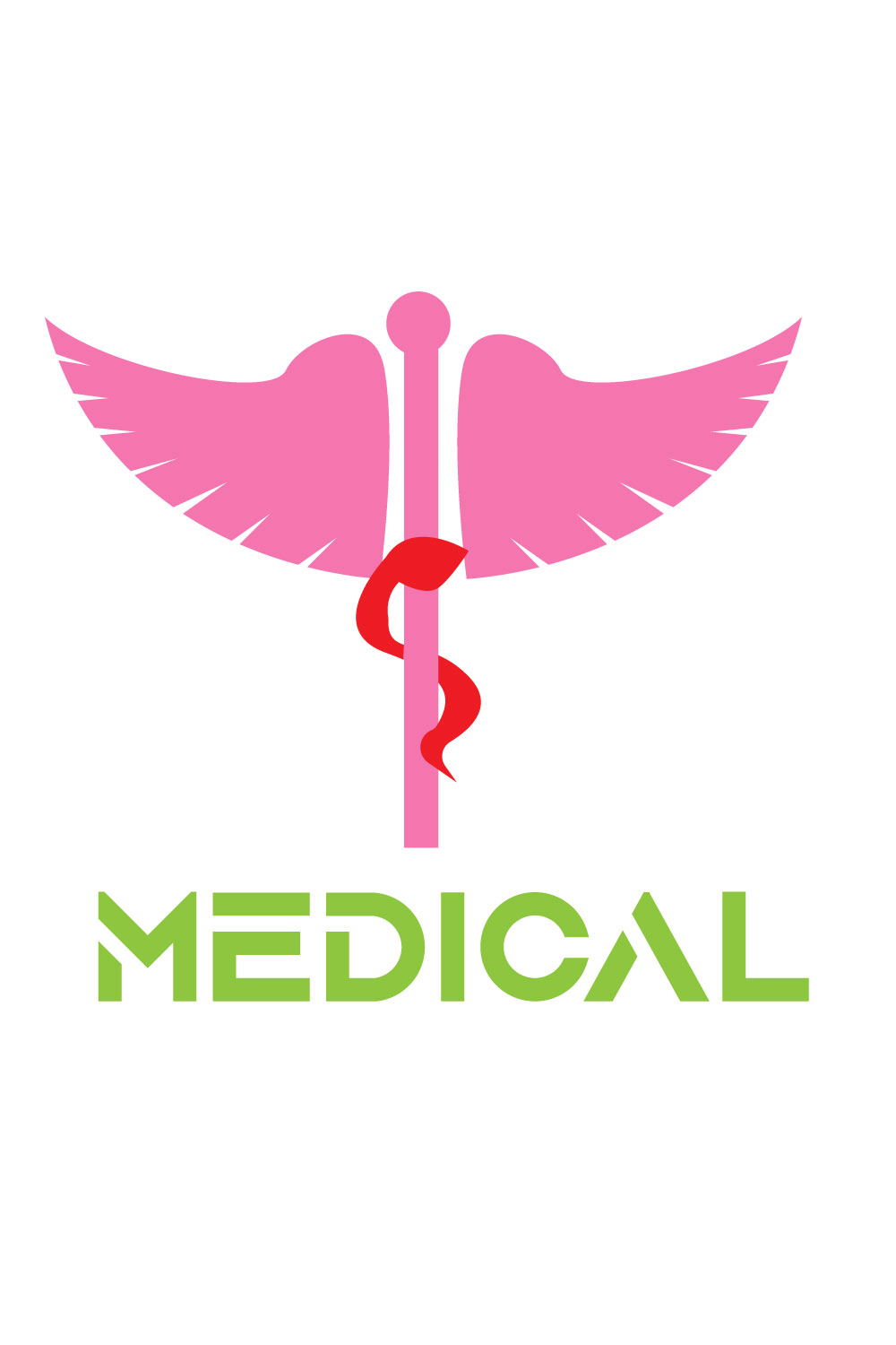 Medical logo or Doctor Logo pinterest preview image.