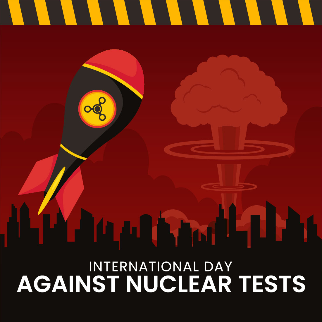 14 Day of Against Nuclear Tests Illustration cover image.