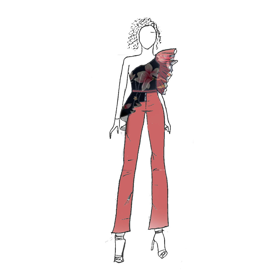 fashion illustration preview image.