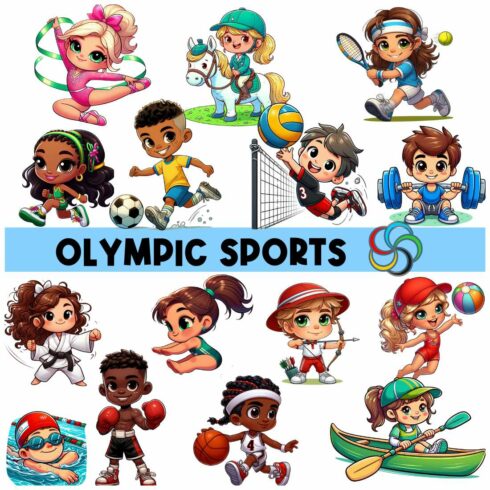 Clipart Olympic Sports cover image.