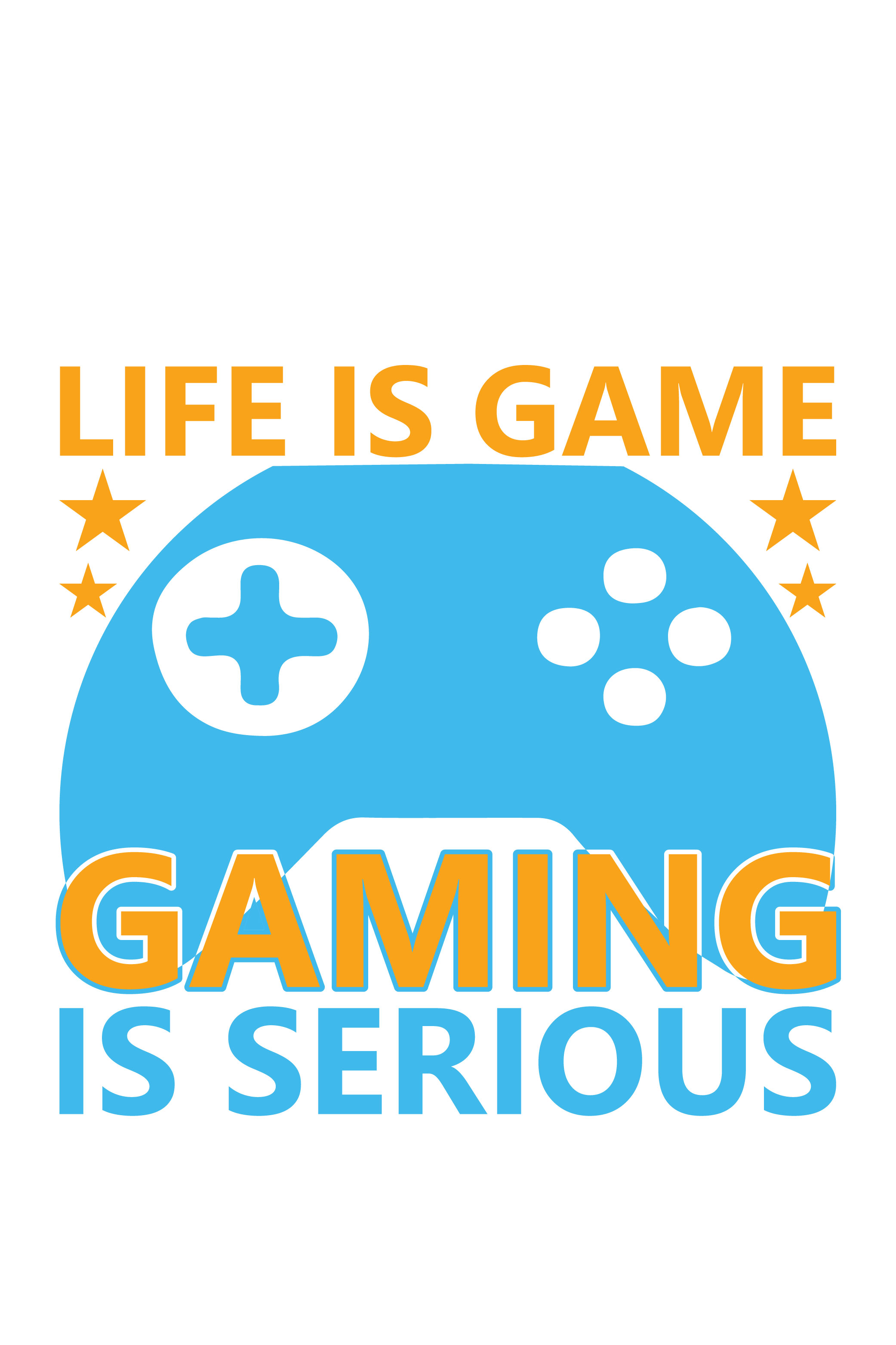 Life Is Game Gaming Is Serious pinterest preview image.