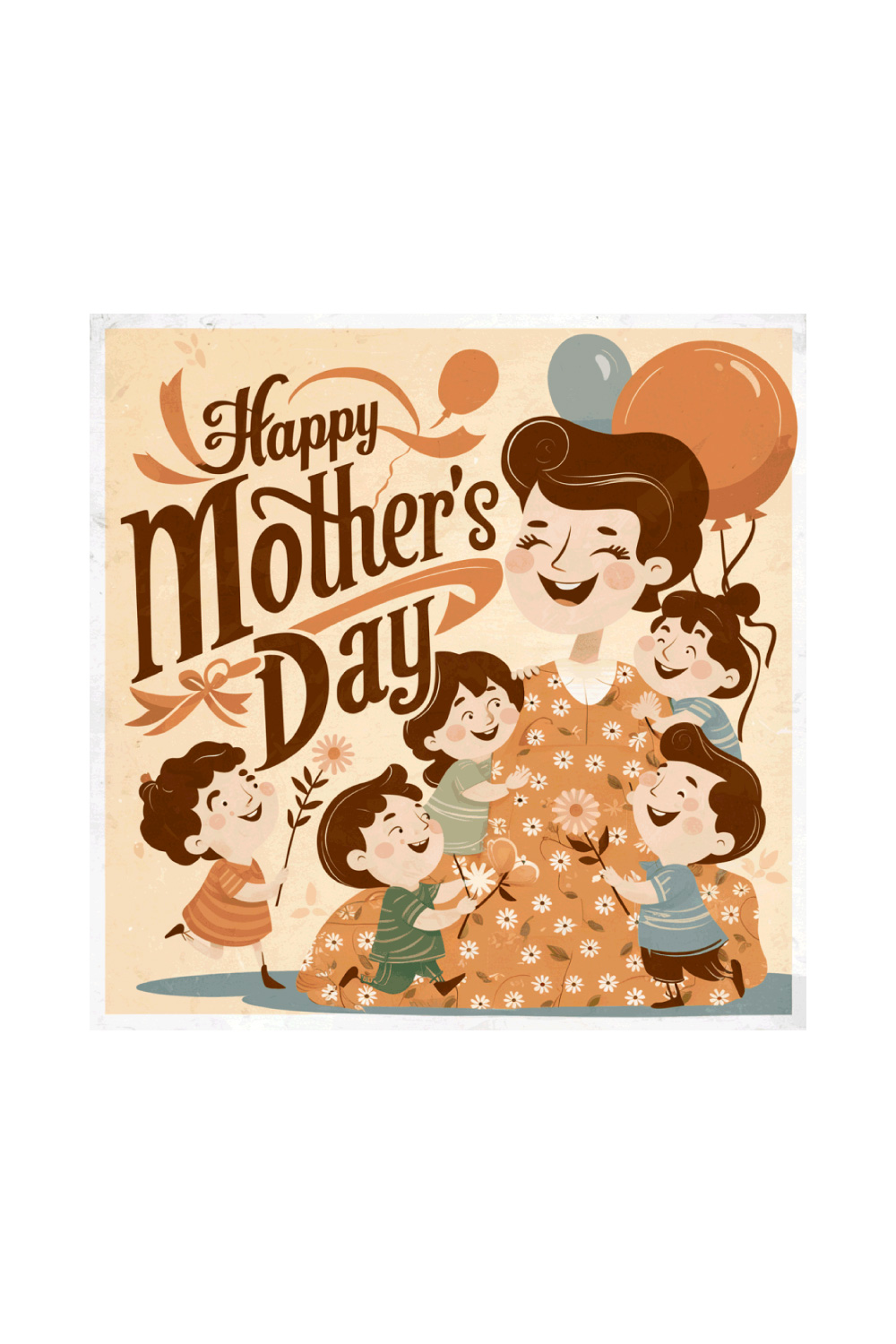 12 May Happy Mother Day pinterest preview image.