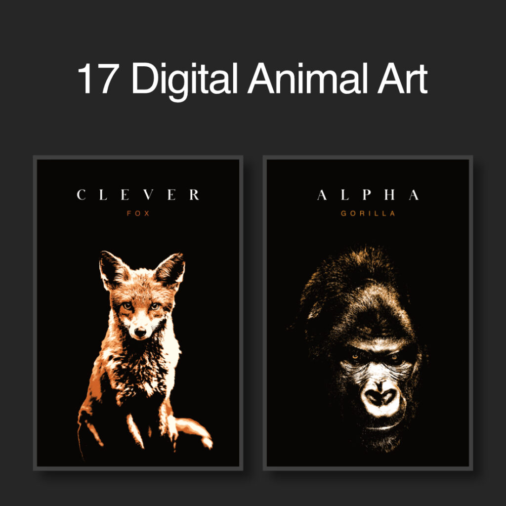 Digital Animal Art - MasterBundles